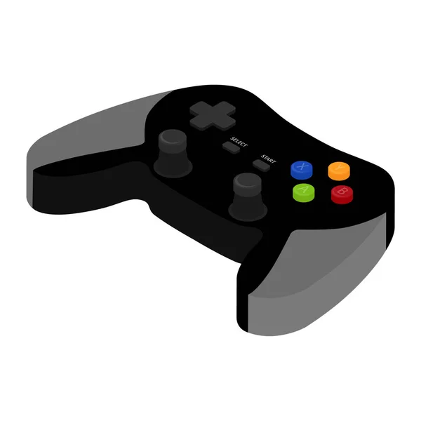 Controlador de jogo para console ou PC — Vetor de Stock