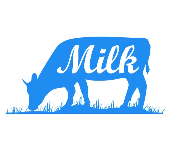 Milchkuhmilch — Stockvektor