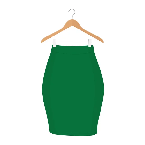 Skirt template collection, design fashion woman illustration - women skirt — Stock Vector