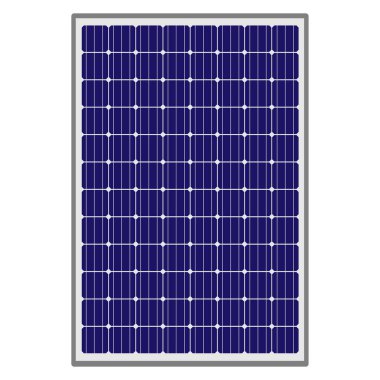 Güneş paneli, alternatif elektrik kaynağı, sürdürülebilir kaynakların kavramı.
