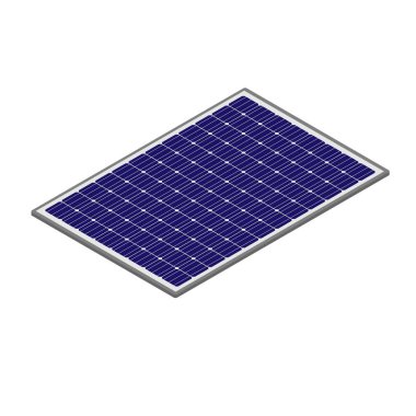 Güneş paneli, alternatif elektrik kaynağı, sürdürülebilir kaynakların kavramı.
