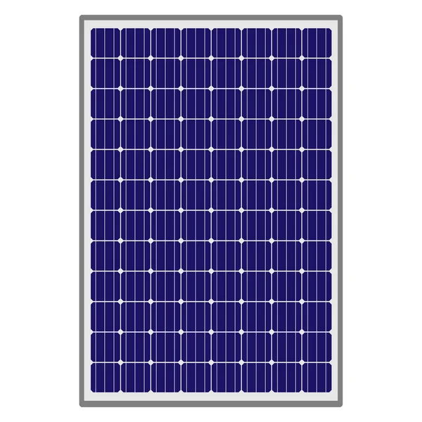 Zonnepaneel, alternatieve elektriciteitsbron, concept van duurzame hulpbronnen. — Stockvector