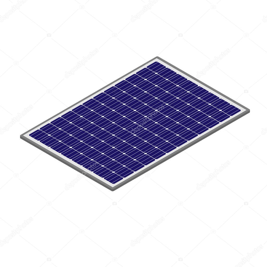 Solar panel, alternative electricity source, concept of sustainable resources.