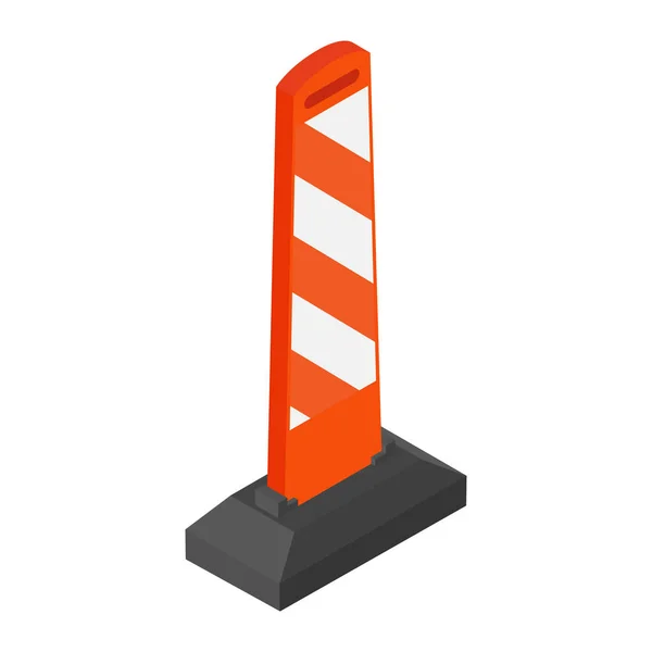 Road street barrier raster illustration — Stock Photo, Image