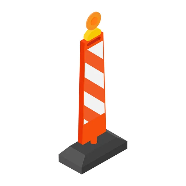 Road street barrier raster illustration — Stock Photo, Image