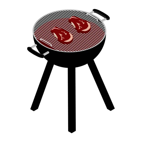 Barbecue grill set Vlees restaurant — Stockfoto