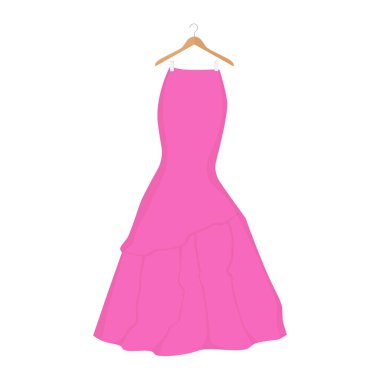 Etek şablonu, tasarım moda kadın illüstrasyon - kadın etek