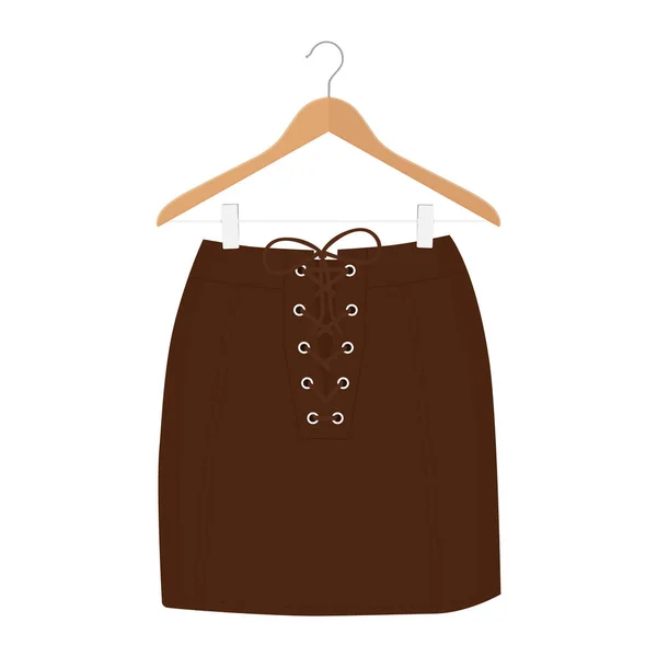 Spódnica szablon, projekt moda kobieta ilustracja kobiety spódnica — Zdjęcie stockowe