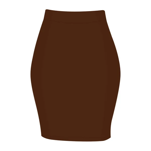 Plantilla de falda, ilustración de mujer de moda de diseño - falda de mujer — Foto de Stock
