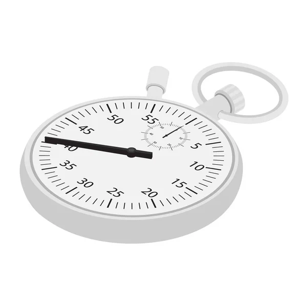 Stopwatch raster icon isometric view. — Stock Photo, Image