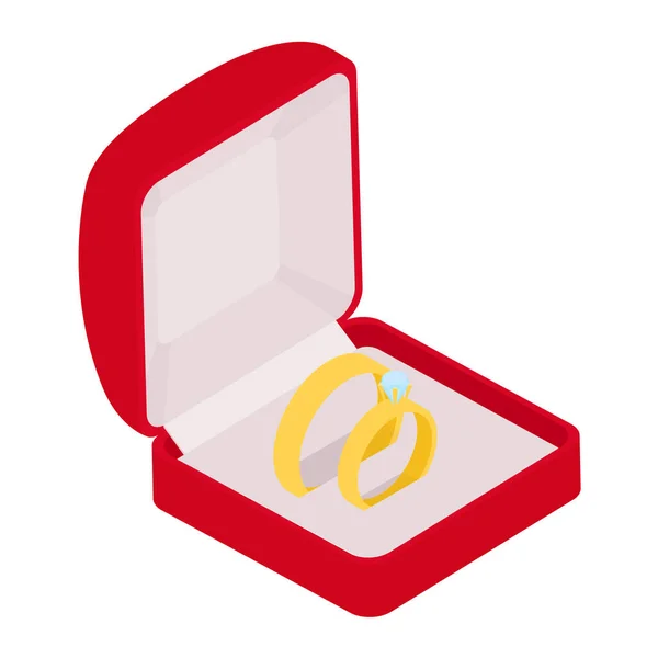 Jegygyűrűk Vektor Eljegyzési Szimbólum Arany Ékszerek Eljegyzési Házassági Jel Leszel — Stock Vector