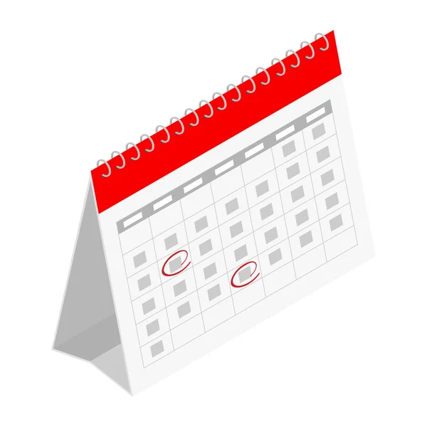 Icona Del Calendario Con Segno Pianificazione Gestione Del Tempo Vettore — Vettoriale Stock