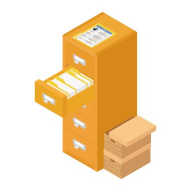 Ofis çalışanı klasörü arşivi: veritabanı, yönetim ve dosya yönetimi kavramı