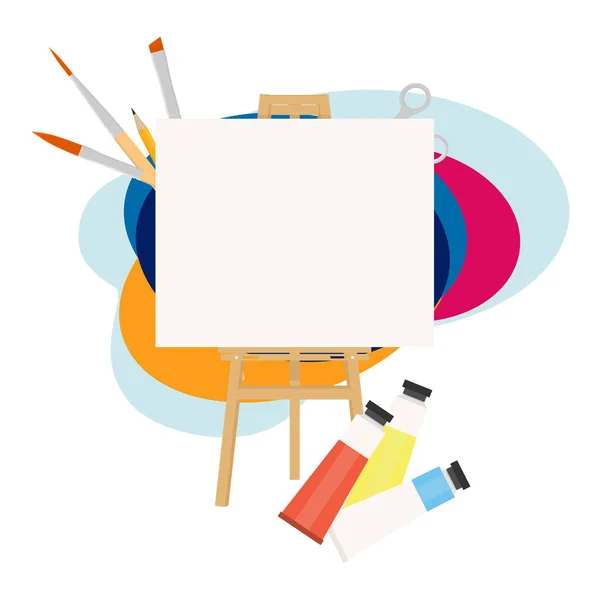 Estúdio Arte Workshop Criativo Salão Design Para Artistas — Fotografia de Stock