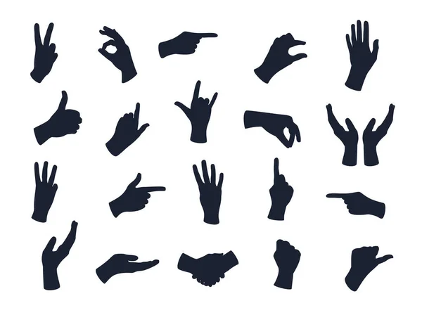 手を握って 数字のジェスチャー 額のサインで手 信号と握手を示すオープンアーム インタラクティブな通信セット — ストック写真