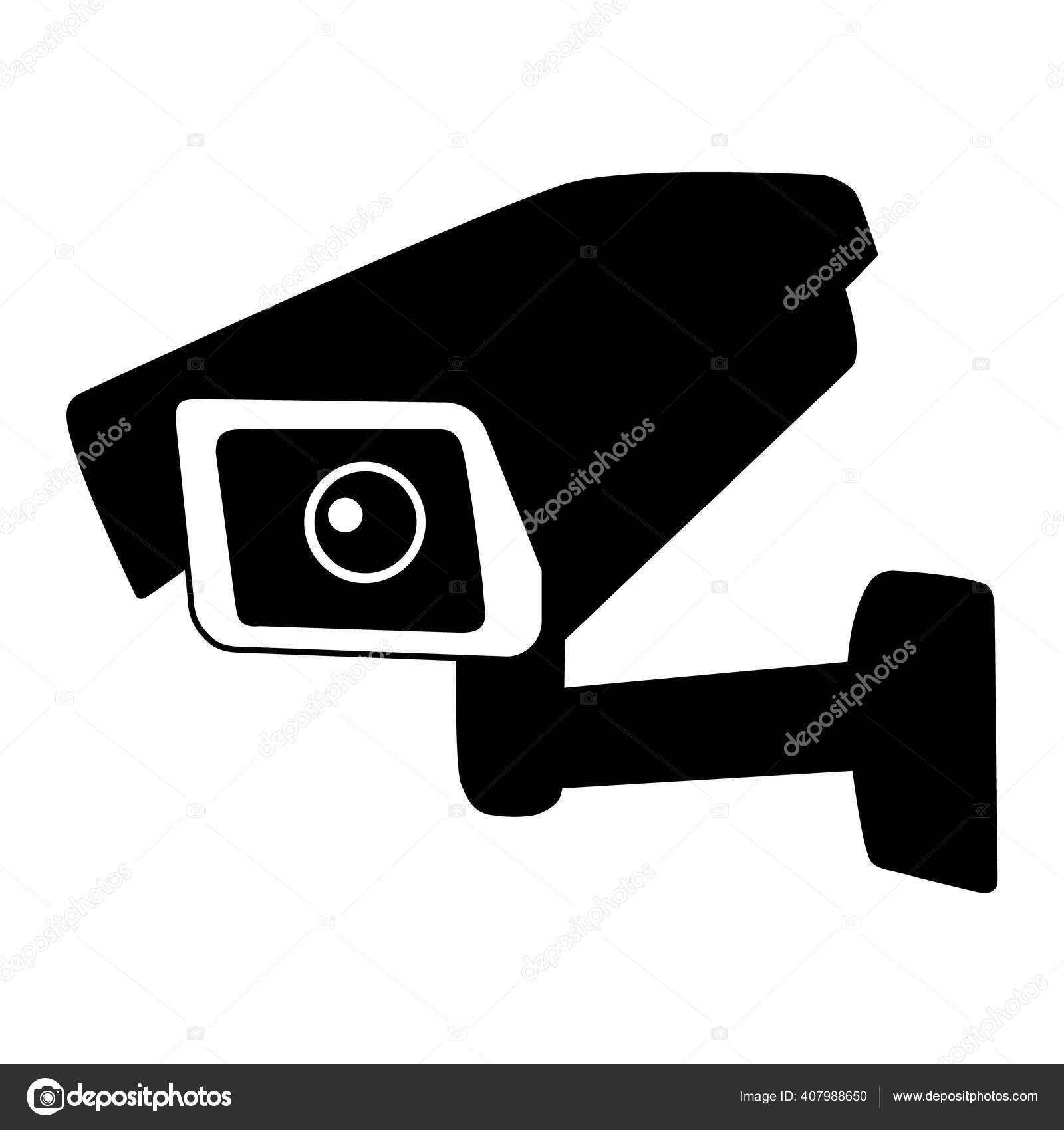 Icono Vector Cámara Vigilancia Monitores Vigilancia Cámara Cctv