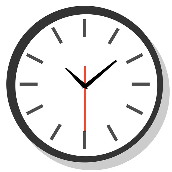 Line Icon Wall Clock Face Raster — Stock Photo, Image