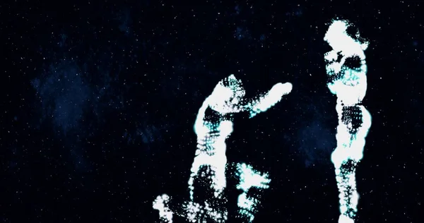 Parlayan ve ışıldayan oğlan kıza evlenme teklif eder ve yıldızlarını öper.