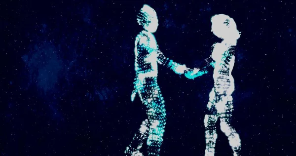 Parlayan ve ışıldayan oğlan kıza evlenme teklif eder ve yıldızlarını öper.