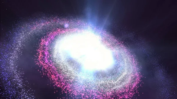 Απόδοση Και Τρισδιάστατη Απεικόνιση Του Γαλαξία Μας Που Εύστοχα Ονομάζεται — Φωτογραφία Αρχείου