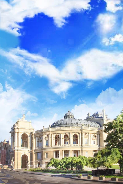 Schöne Aussicht Auf Das Opernhaus Odessa Ukraine — Stockfoto