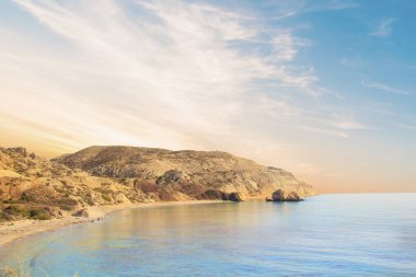 Deniz uçurumdan güzel görünümü