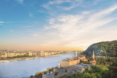 Çek Cumhuriyeti Prag 'daki St. Vitus Katedrali, Prag Şatosu ve Mala Strana' nın güzel manzarası