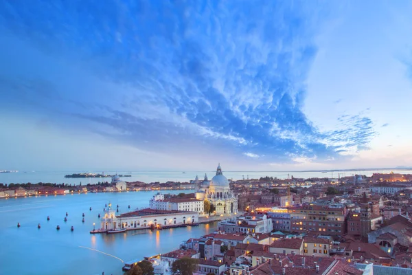 Santa Maria della Salute ve Venedik, İtalya Venedik lagün manzarası