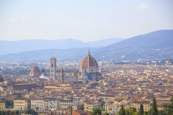 Hermosa Vista Del Campanario Santa Maria Del Fiore Giotto Florencia —  Fotos de Stock
