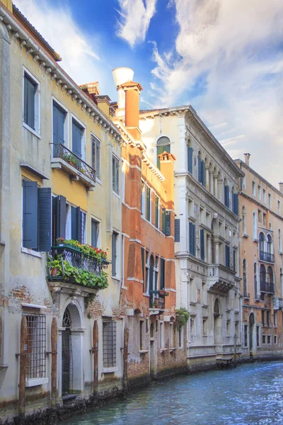 Belle Vue Sur Des Canaux Vénitiens Venise Italie — Photo