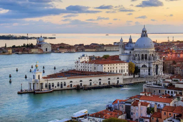 Wunderschöner Blick Auf Santa Maria Della Salute Und Die Venezianische — Stockfoto