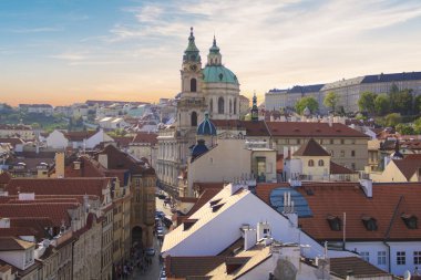 Güzel manzarasına Hradcany, Prag'ın tarihi İlçesi, Çek Cumhuriyeti