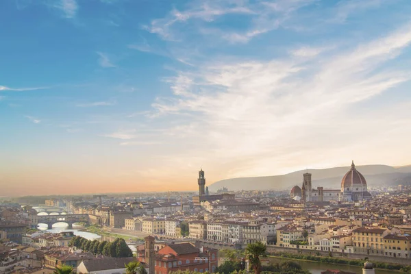 Bella Veduta Santa Maria Del Fiore Del Campanile Giotto Firenze Fotografia Stock