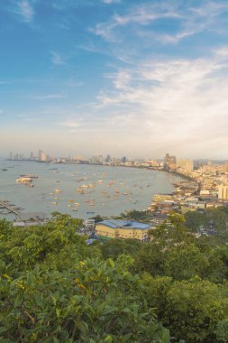 Güzel manzara, Pattaya, Tayland Panoraması