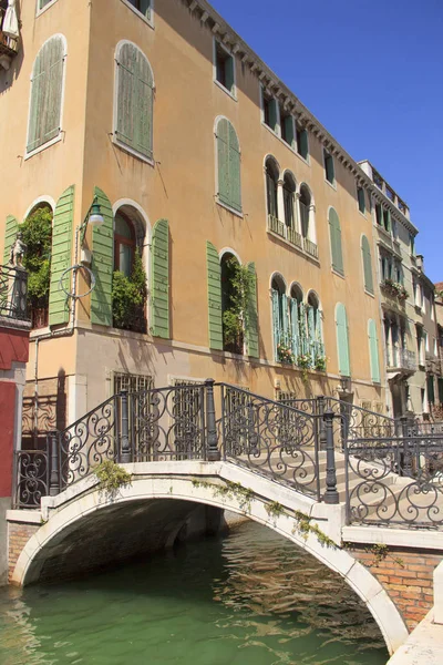 Bella Vista Uno Dei Canali Veneziani Venezia Fotografia Stock