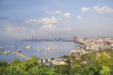 Güzel manzara, Pattaya, Tayland Panoraması