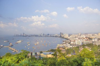Güzel manzara, Pattaya, Tayland Panoraması
