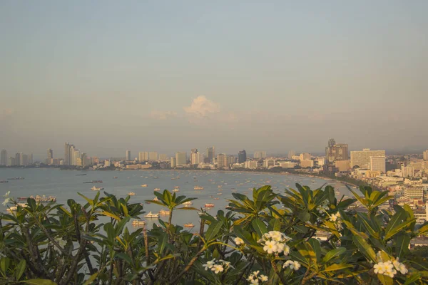 Hermosa Vista Del Panorama Pattaya Tailandia — Foto de Stock