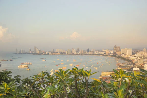 Hermosa Vista Del Panorama Pattaya Tailandia — Foto de Stock