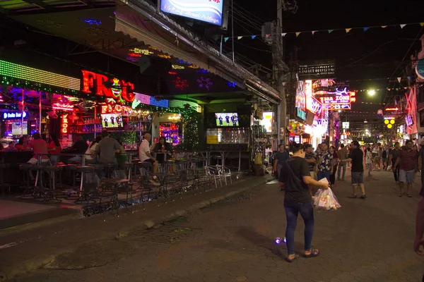 Pattaya November Emberek Híres Sétálóutcától November 2018 Pattaya Thaiföld — Stock Fotó