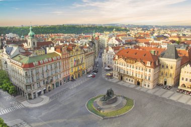 Güzel manzarasına Hradcany, Prag'ın tarihi İlçesi, Çek Cumhuriyeti