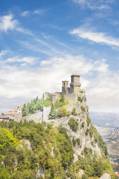 Mount Monte Titano San Marino Cumhuriyeti Guaita Kulesi, güzel bir görünüm