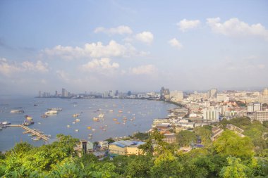 Güzel manzara, Pattaya, Tayland Panoraması