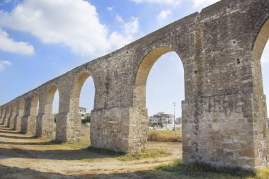 Larnaca, Kıbrıs için su kemeri güzel görünümü