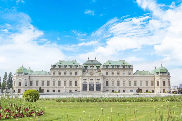 Schöne Aussicht Auf Das Schloss Belvedere Wien Österreich — Stockfoto