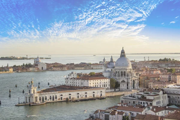 Wunderschöner Blick Auf Santa Maria Della Salute Und Die Venezianische — Stockfoto