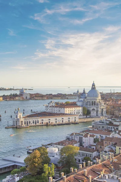 Wunderschöner Blick Auf Santa Maria Della Salute Und Die Venezianische — Stockfoto