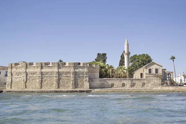 Schöne Aussicht Auf Die Burg Von Larnaca Auf Der Insel — Stockfoto