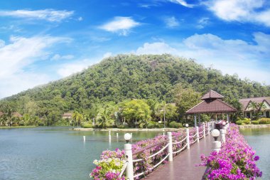 Tayland'da tropikal bir tatil güzel görünümü