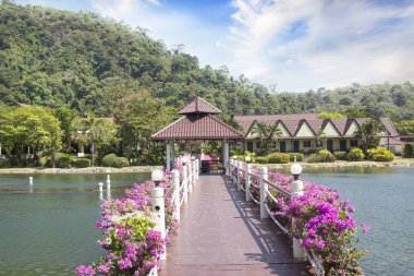 Tayland'da tropikal bir tatil güzel görünümü